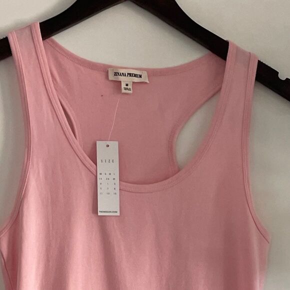 Zenana Premium Pink Tank Dress size M‎ - Picture 9 of 9